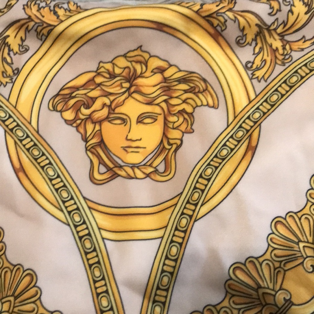 💛New Authentic Versace La Coupe des Dieux  Cream Bikini Bottom Gold– Size 3 - Picture 12 of 12
